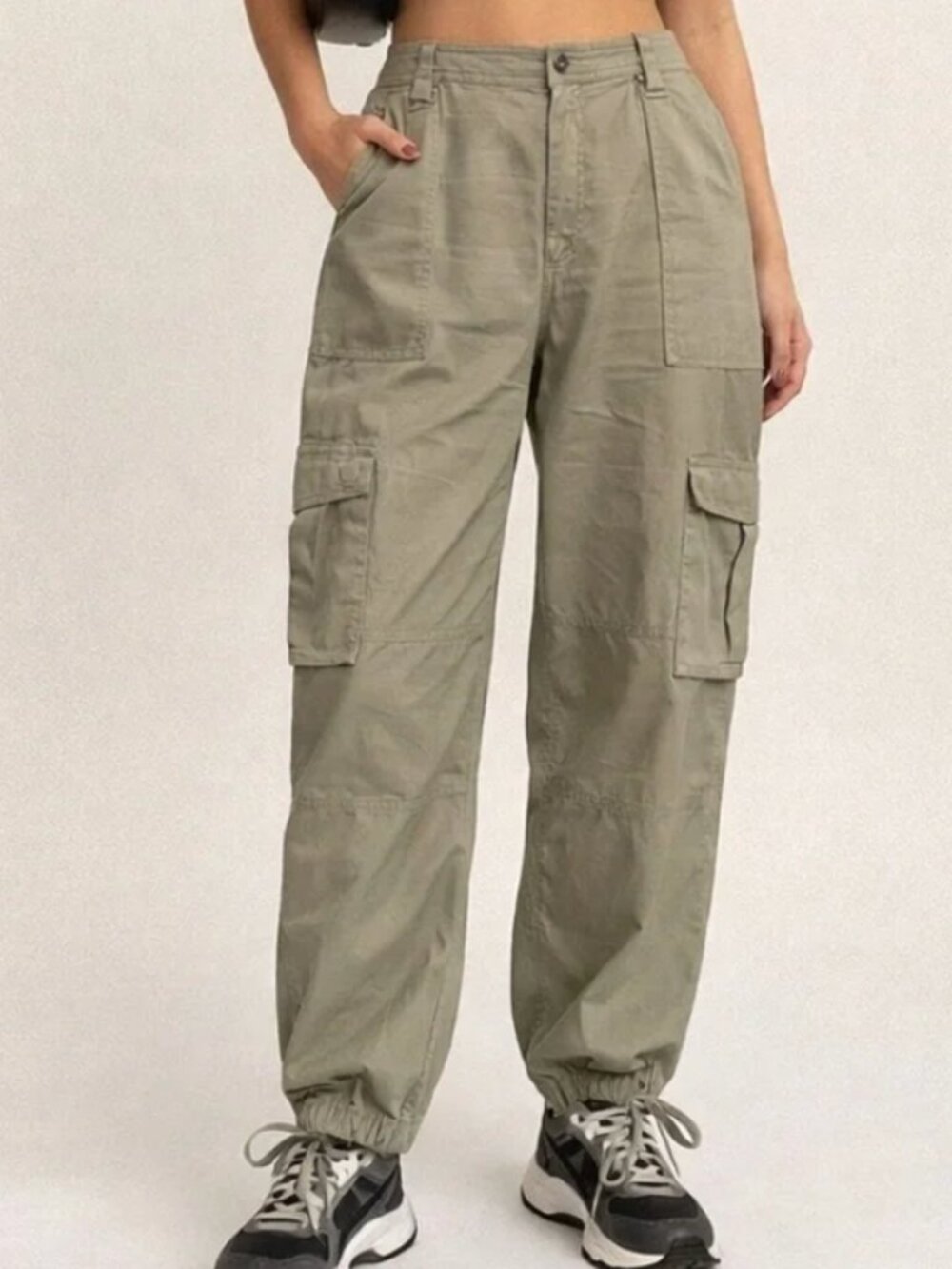 Abercrombie & Fitch Olive Green Cargo Pants